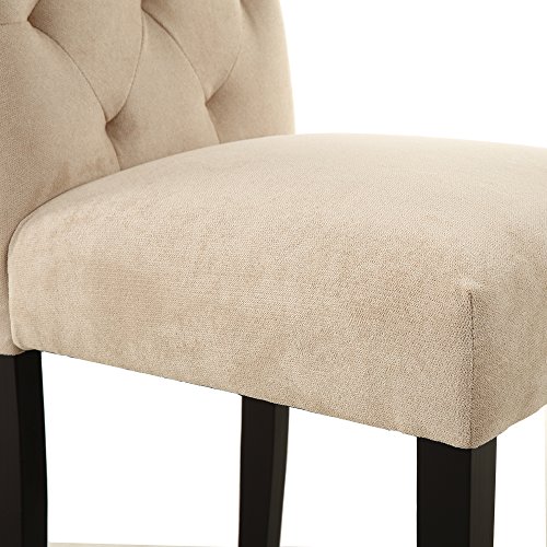Lssbought Stylish Dining Room Chairs With Solid Wood Legs, Set Of 2 (Beige) #TOP4