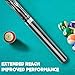 MoyanSuper Pool Cue Extension with 3 Bumpers Carbon Fiber Billiard Cue Extender Pool Cue Accessories