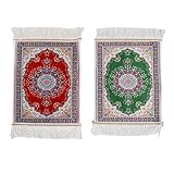 [Utilisation multifonctionnelle] Au-delà de sa fonction principale de tapis de souris, cette pièce polyvalente sert également de dessous de verre élégant pour vos tasses à café, verres ou tasses à thé.sa construction durable et son design élégant en font un ajout pratique et décoratif à n'importe quelle table de bureau ou de maison de poupée.