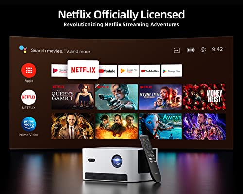 Dangbei Neo Mini Projector Netflix-Licensed, Compact Native Full HD 1080P ISO 540 Lumen Projector with WiFi and Bluetooth, 120 Inch Image, Auto Focus Auto Keystone, 2x6W Dolby Audio Speakers - Image 3