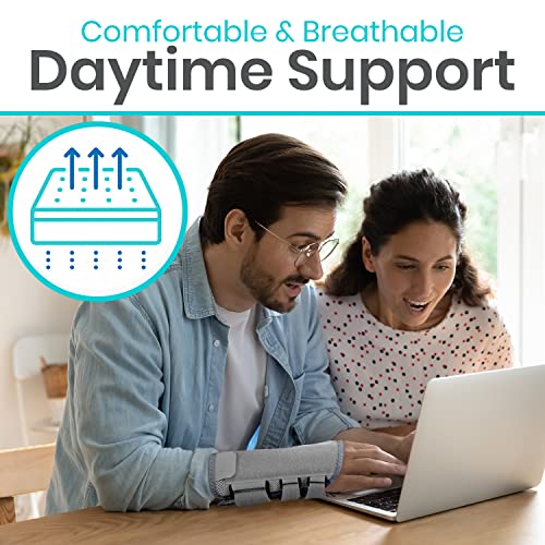 Vive Carpal Tunnel Wrist Brace (Left Or Right) - Arm Compression Hand Support Splint - For Men, Women, Kids, Bowling, Tendonitis, Arthritis, Athletic Pain, Sports, Golf - Universal Adjustable Fit #TOP2