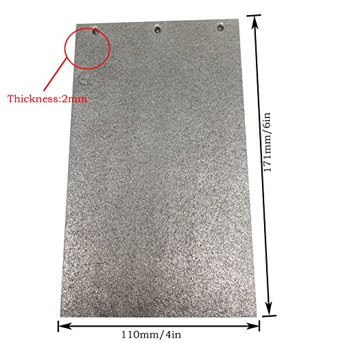 2Pcs 171X110X2Mm Carbon Backing Plate,Power Tools Grinder Motor Replacement Part Polisher Carbon Plate,For Makita 9403 Belt Sander Replacement Part #TOP2