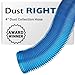 BLUE 4" STRETCH HOSE - 4' LENGTH