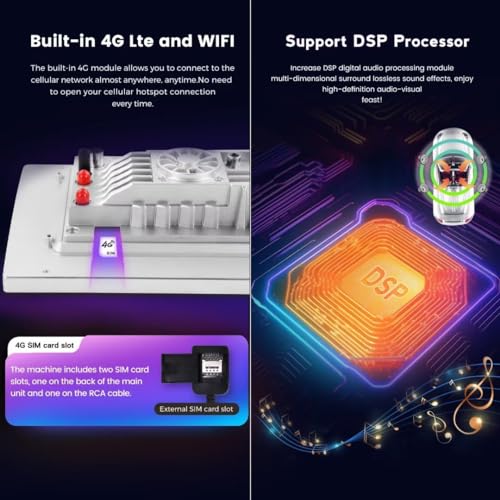 Radio Android 9 pulg MekedeTech para Tundra 2003-2007 miniatura 5
