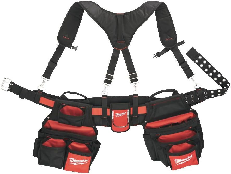 Milwaukee Elec Tool 48-22-8120 Contractor Work Belt w/Suspension Rig - Quantity 3