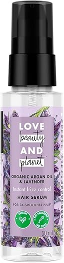 Love Beauty & Planet Argan Oil & Lavender Hair Mask For Frizzy Hair|| 200Millilitre