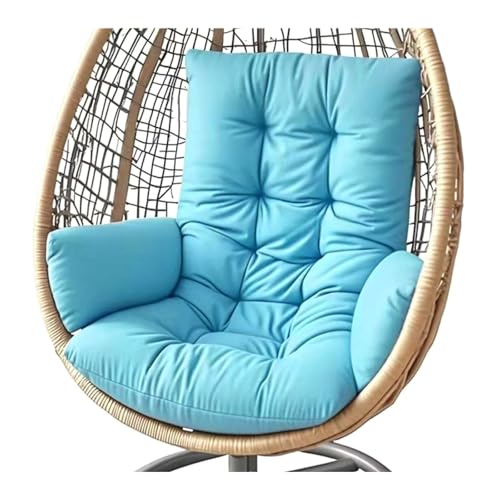 Cojín para silla colgante mullido y lavable para asiento columpio exterior