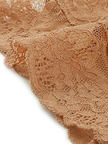 Image of Allegra K Women's Elegant Crop Cardigan Sheer Floral Lace Bolero Shrug Top