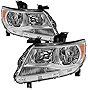 AKKON - Fits 2015-2021 Chevy Colorado Halogen Type Headlights Driver Left+Passenger Right Pair Chrome Clear Headlamp