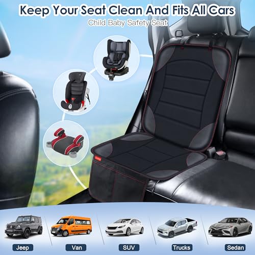 Sinvitron Car Seat Protector 2-Pack Black