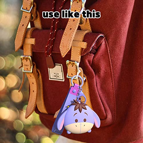Disney Womens Tsum 3D Character Design Handy Mirror Keychain Hand Strap, Metal Chain Keyring, Minnie Mouse, Medium #TOP6