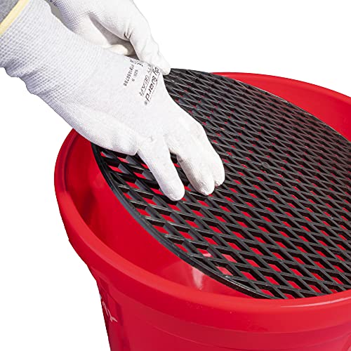 EarthWay 2150 Commercial 50 LB Broadcast Fertilizer Spreader. Heavy-Duty Walk-Behind Push Garden Seeder with Adjustable Drop Rate and Driving Handle. Large 13 inch Pneumatic Stud Tires - Image 5