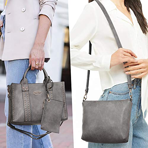 Image of Dasein Women's Designer Handbags Fashion Satchel Handbags Shoulder Bags Top Handle Work Bags w /Belt
