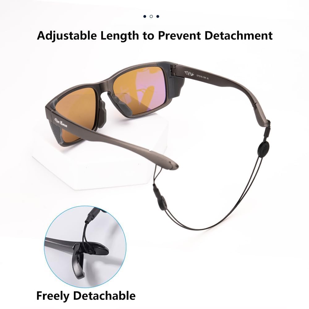 Aquavision Pro Sonnenbrille, Polarisierte Uv400-schutzbrille, Leichte Rahmenlose Angelbrille, Beschlagfreie, Belüftete Sportsonnenbrille, Hochauflösende Polarisierte Outdoor-Brille (Gray)