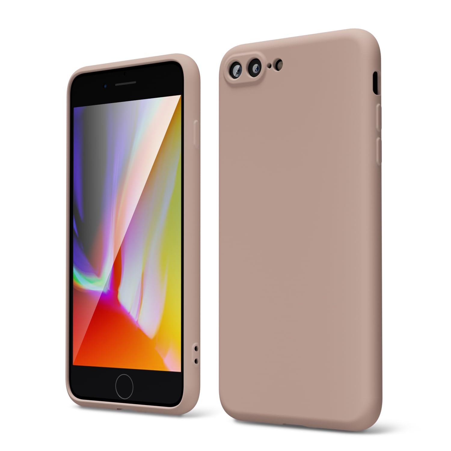 oakxco for iPhone 16 Pro Max Case Liquid Silicone, Soft Rubber Gel Elegant Aesthetic Basic Simple Cover, Cute Thin Slim TPU Matte Solid Color Plain Smooth Case for Women Girl, Light Pink — view 1282