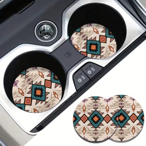Portavasos redondos para carro, 2 unidades, beige miniatura 6