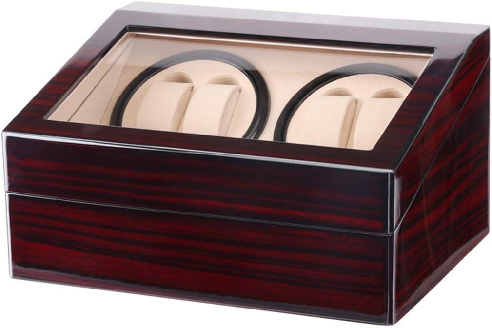 Watch Winders Watch Winder Boxes Automatic Watch Winder Piano Paint 4+6 Rotate Winding Box Quiet Motor Turn Table Device Mechanical Watch Storage Watch Box