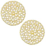 Aheli Gold Plated Kundan Studded Big Round Stud Earrings Ethnic Fashion Stylish Jewellery Gift for Women