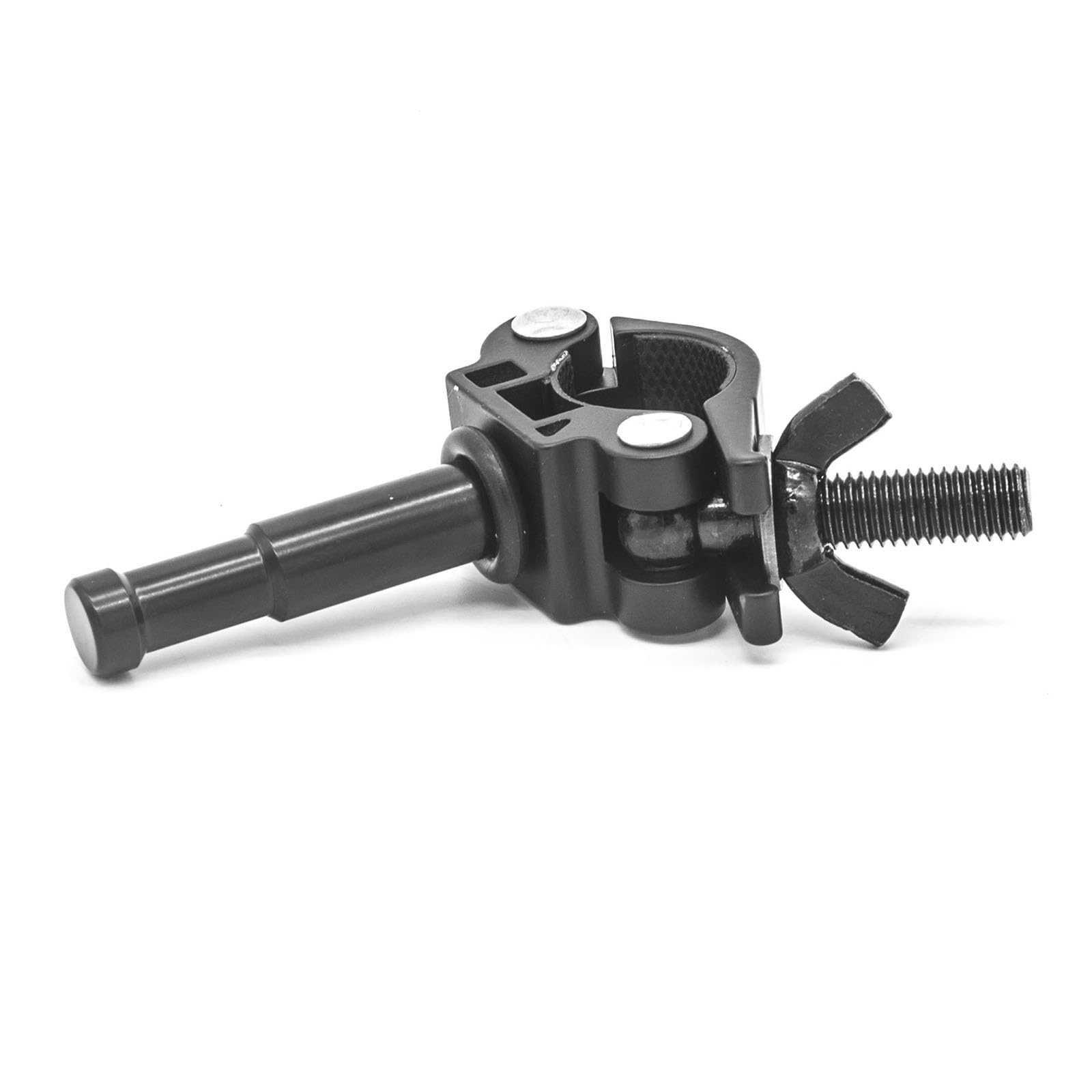 PHOCUS Morsetto accoppiatore con perno da 5/8", morsetti fotografici per tubo rotondo per supportare la luce ad anello LED per studio di luce video (gamma della lampada: 30-35 mm)