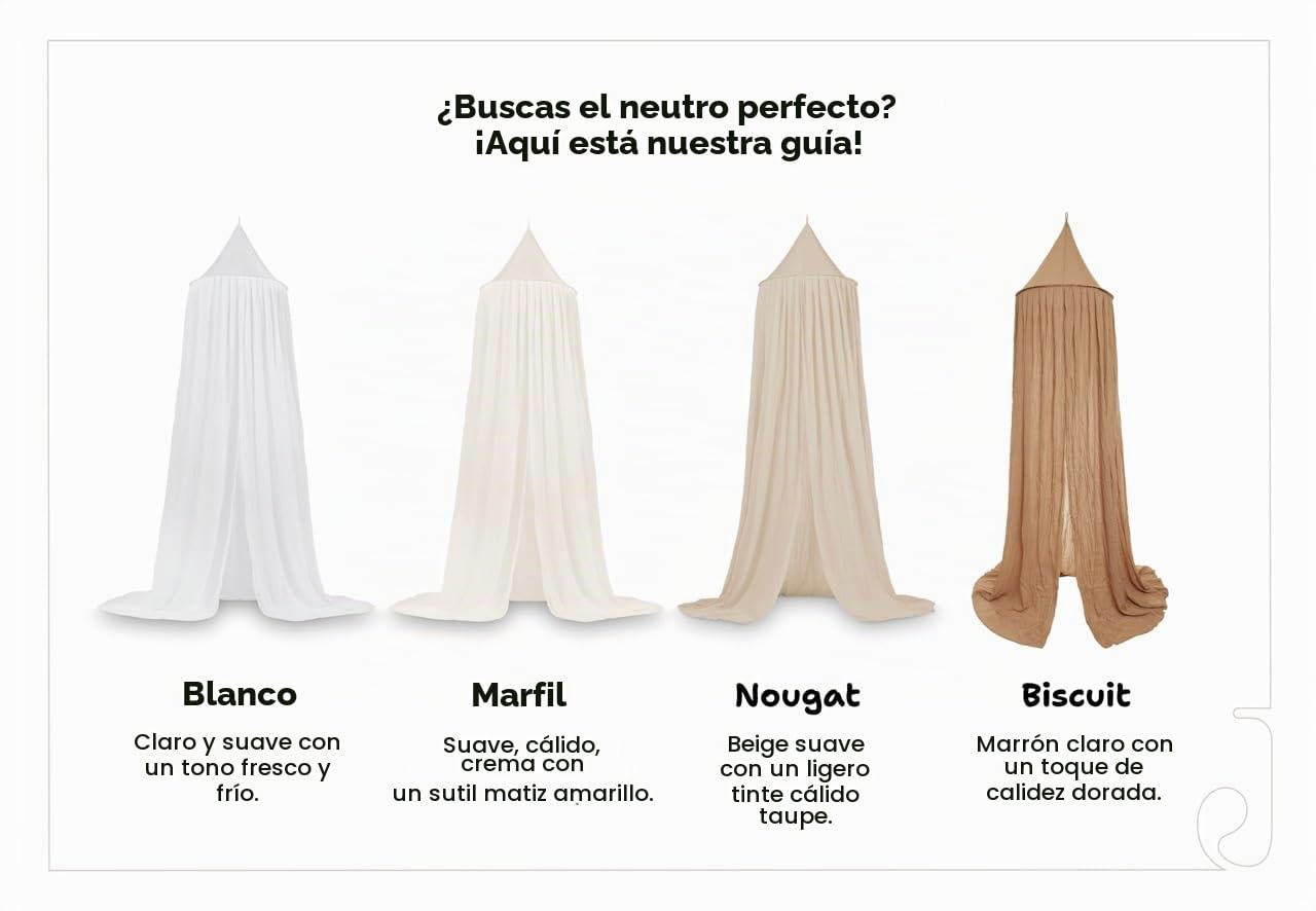 Jollein 002-005-00093 - Mosquitera para Cama Infantil (245 cm), Color marrón