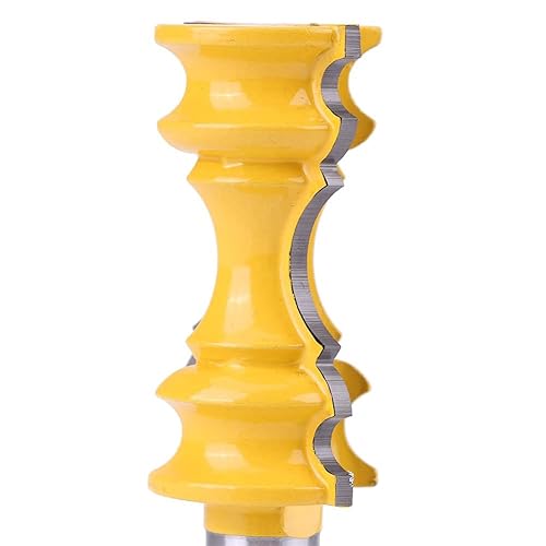 Miniatura 7 de Broca de fresadora de corona, broca de fresado de 1/2 pulgada, riel de silla para herramienta de carpintería