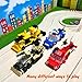 QStar Mini 16 Car Building Blocks Compatible with Lego Party Favors for Kids, Prizes for Kids Classroom, Goodie Bag Fillers