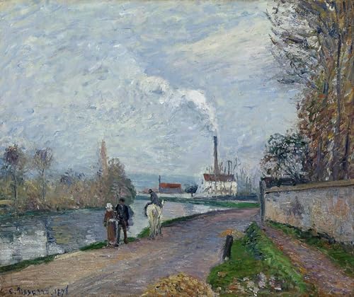 Tableaux muraux Pissarro l'Oise près de Pontoise pour ressentir la poésie de l'art