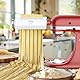 TPGSING 3 in 1 Nudelaufsatz Set für KitchenAid Küchenmaschine, Nudelmaschine für KitchenAid zubehör pasta maker set inklusive Nudelblattroller, Spaghettischneider, Fettuccine Cutter