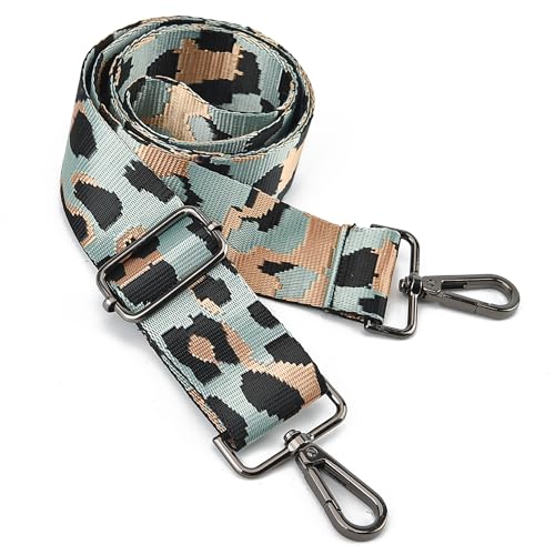 Image of LVYOUME Purse Strap Silver Hardware Wide Bag Straps Replacement Crossbody Adjustable Shoulder Strap for Purses