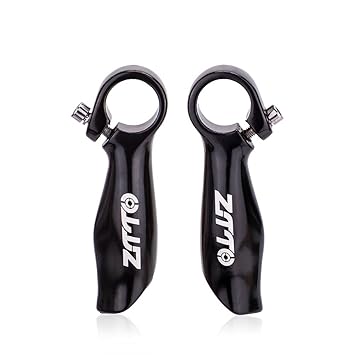 Layfuz 1 Pair Mountain Bike Handlebars Bar Ends ycle Sho -Resistant Barend Handlebars Mountain Bike Aluminum Alloy Handlebars for 22.2mm Handlebars