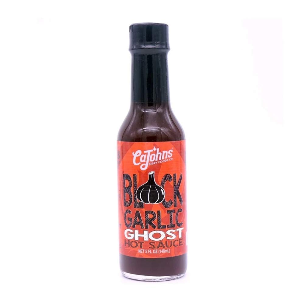 CaJohns Black Garlic Ghost Hot Sauce