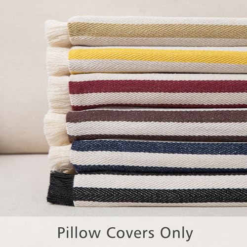Burgundy-Striped-Decorative-Throw-Pillow-Covers-20×20-Inch-Set-of-2-Boho-Christmas-Pillow-Cases-with-Fringed-Farmhouse-Pillows-Cover-Modern-Cushion-Covers-Pillowcase-for-Sofa-Couch-Bed Burgundy Striped Decorative Throw Pillow Covers 20×20 Inch Set of 2 Boho Christmas Pillow Cases with Fringed Farmhouse Pillows Cover Modern Cushion Covers Pillowcase for Sofa Couch Bed