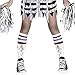 Fun World Zombie Fearleader Cheerelader Halloween Costume (8-10 Years, Child- Includes: Dress, Socks, Pom,poms)