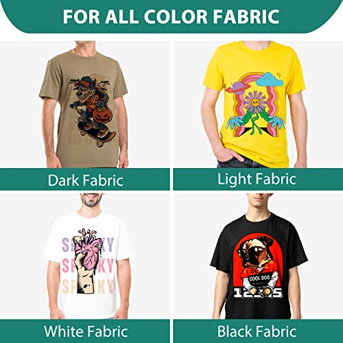 Offnova Glitter Dtf Transfer Film, 30 Sheets Of A4 (8.3" X 11.7") Pet Heat Transfer Paper Direct To Film Printing For Dark Fabric T-Shirts Textile #TOP4