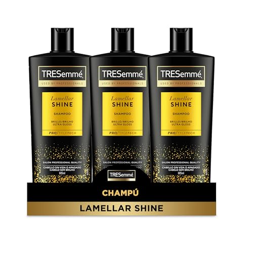 TRESemmé Champú Lamellar Shine para cabello, sin vida o apagado, 685 ml (Paquete de 3)