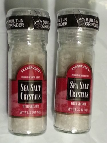 Cristales de Sal Marina con Molinillo Integrado Trader Joe's 2 Botellas 3.3 oz miniatura 2