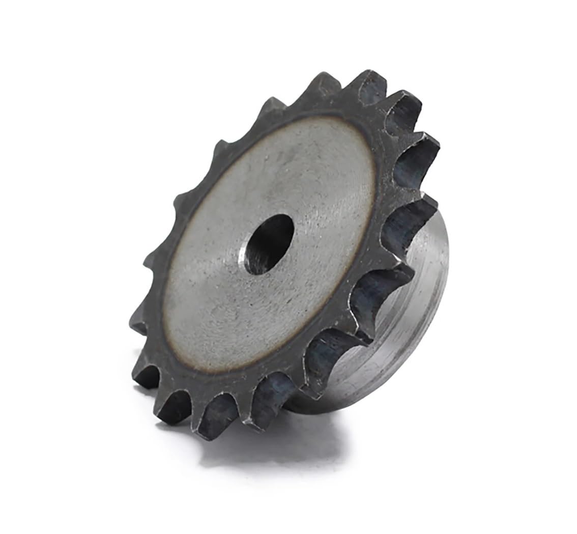 Piñón de cadena de rodillos, Piñón de acero al carbono 08B, 10-25 dientes, orificio proceso, diámetro interior 10/12/14 mm, paso 12,7(23 Teeth(Bore 14mm)
