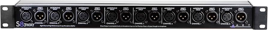 Amazon | ART エー・アール・ティー 8CH 3分配マイク・スプリッター S8