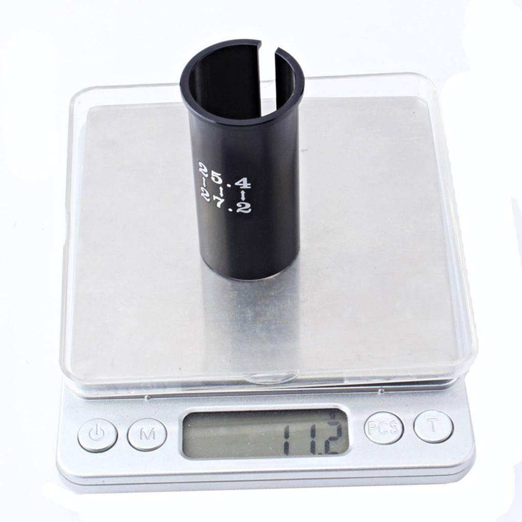 Riduttore Manicotto Per Tubo Sella Bici In Lega Di Alluminio – Adattatore Per Sella Da 25,4 Mm A 28,6 Mm, Nero - 2