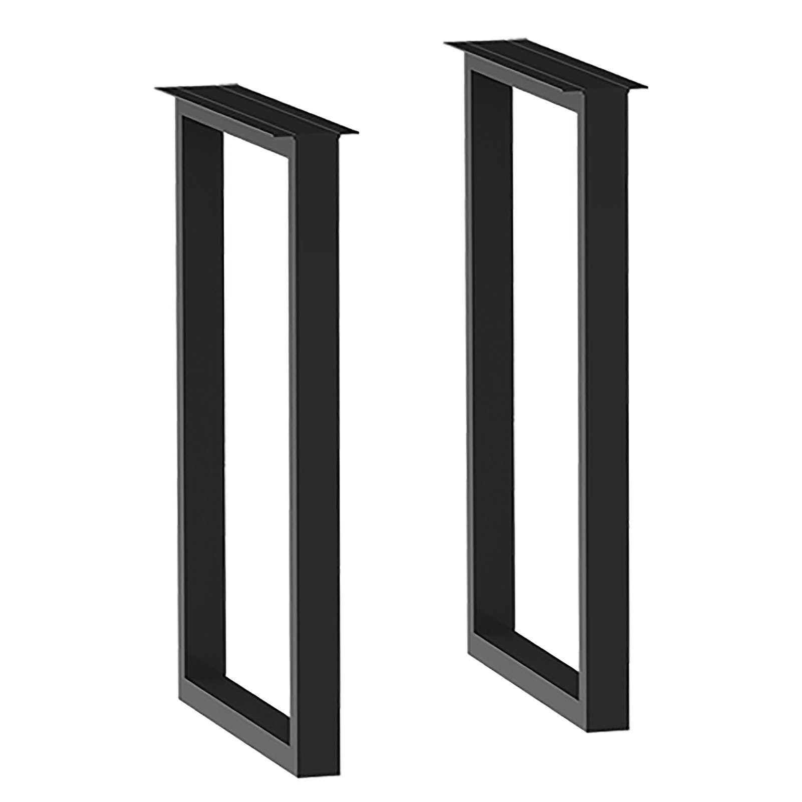 FCXURKOD Black Metal Table LegsAdjustable DIY Furniture Legs with Mounting Screws for Coffee Table & Living RoomEasy Assembly 30x100cm Sturdy Design