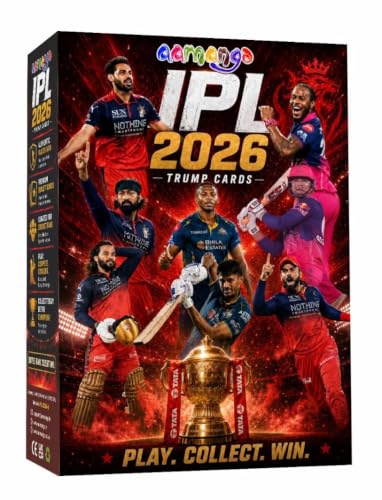 Image of Aamango IPL 2026 Trump Cards | Collectible Card Game Featuring Top Players | Ultimate Gift for Cricket Fans