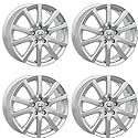 4x AUTEC Felgen Alufelgen SKANDIC ECE 6.0x15 ET47 5x112 Brillantsilber kompatibel mit VW Touran Golf V Golf VI Jetta Caddy