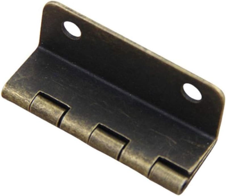 4Pcs Cabinet Door Hinge Luggage Jewelry Wood Box Vintage Hinges Furniture Decor Hinges(E)