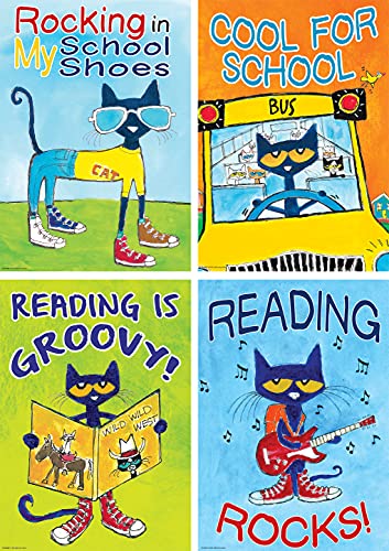 Teacher Created Resources Pete The Cat Positive Poster Pack (TCR6656)