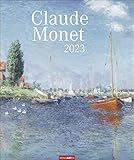 Claude Monet Kalender 2023. Kunstvoller Wandkalender mit impressionistischen Gemälden von atmosphärische Landschaften. Großer Kunst-Kalender 2023 XXL. 46x55 cm. Hochformat - Herausgeber: Weingarten Claude Monet 