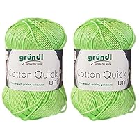 Gründl Cotton Quick Mini Shades, 10 X 15g-Baumwollgarn-Packungen