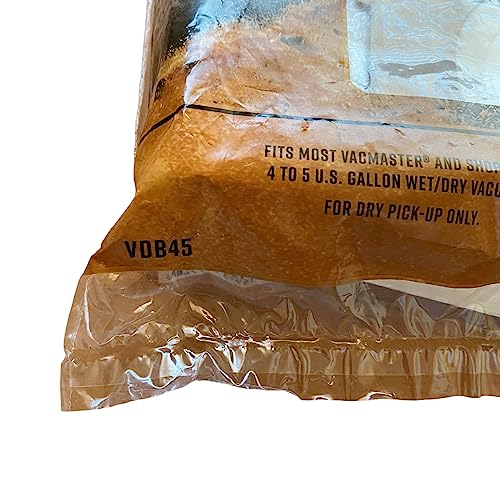 Vacmaster 4-5 Gallon Dust Collection Bags (Pack of 3) for Wet/Dry Vacuums
