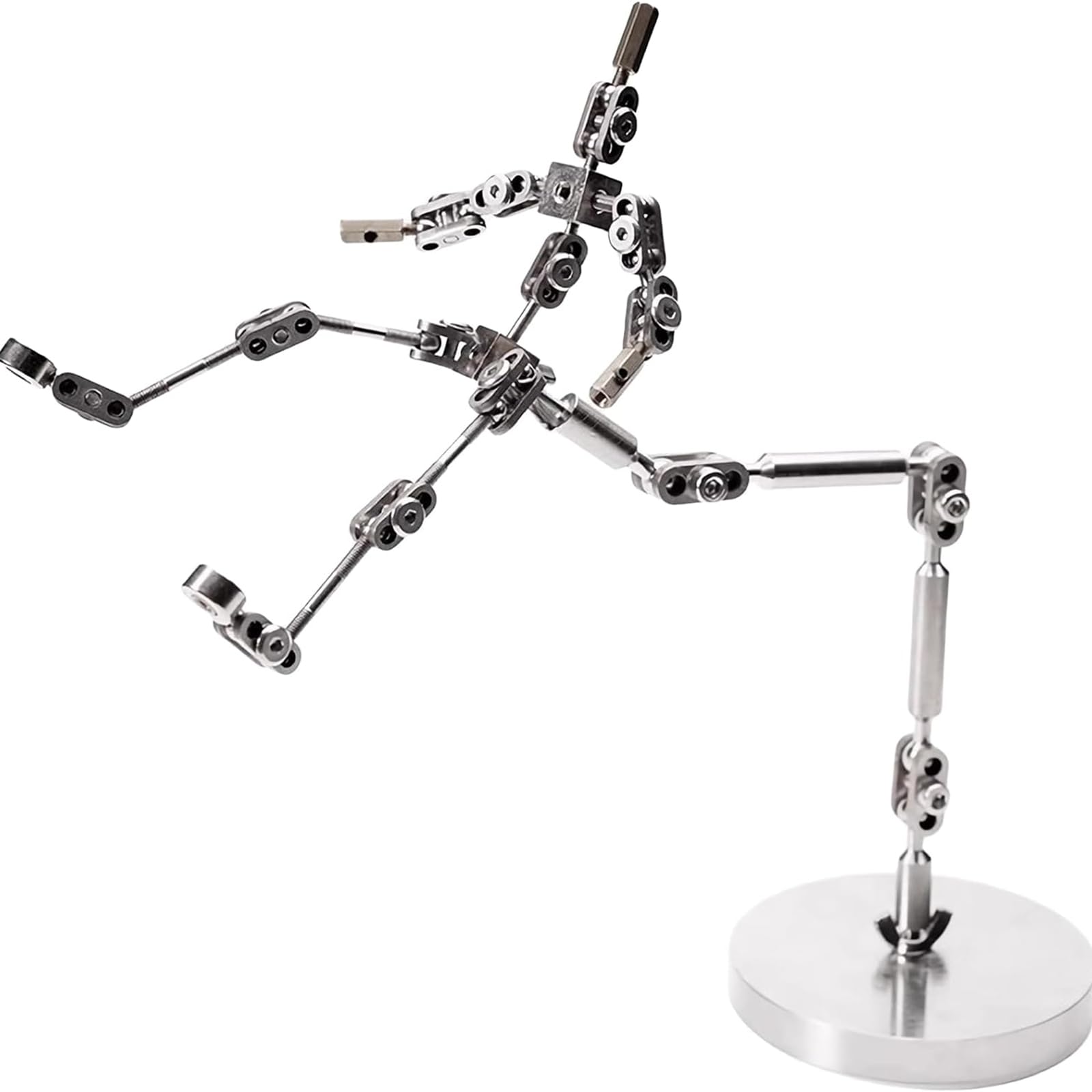 Kit di animazione Stop Motion con armatura in acciaio inossidabile e 5 connettori, carico utile massimo 100 g per una migliore posa di visualizzazione nell'animazione