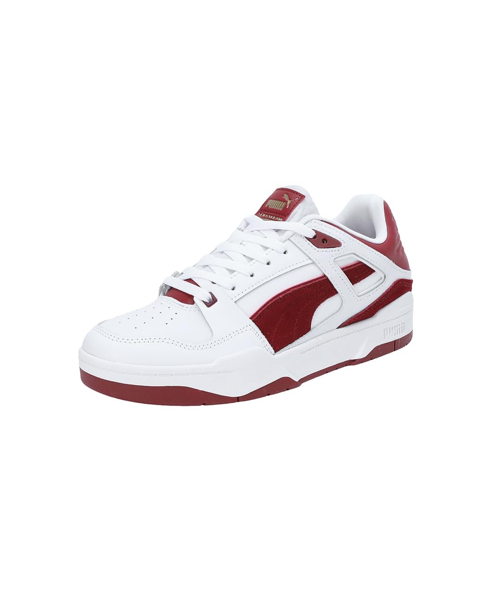 Puma Unisex-Adult Slipstream Suede fs White-Burnt Red-Intense Red Sneaker - 8 UK (38863402) (B09LCP741Y) Amazon Price History, Amazon Price Tracker