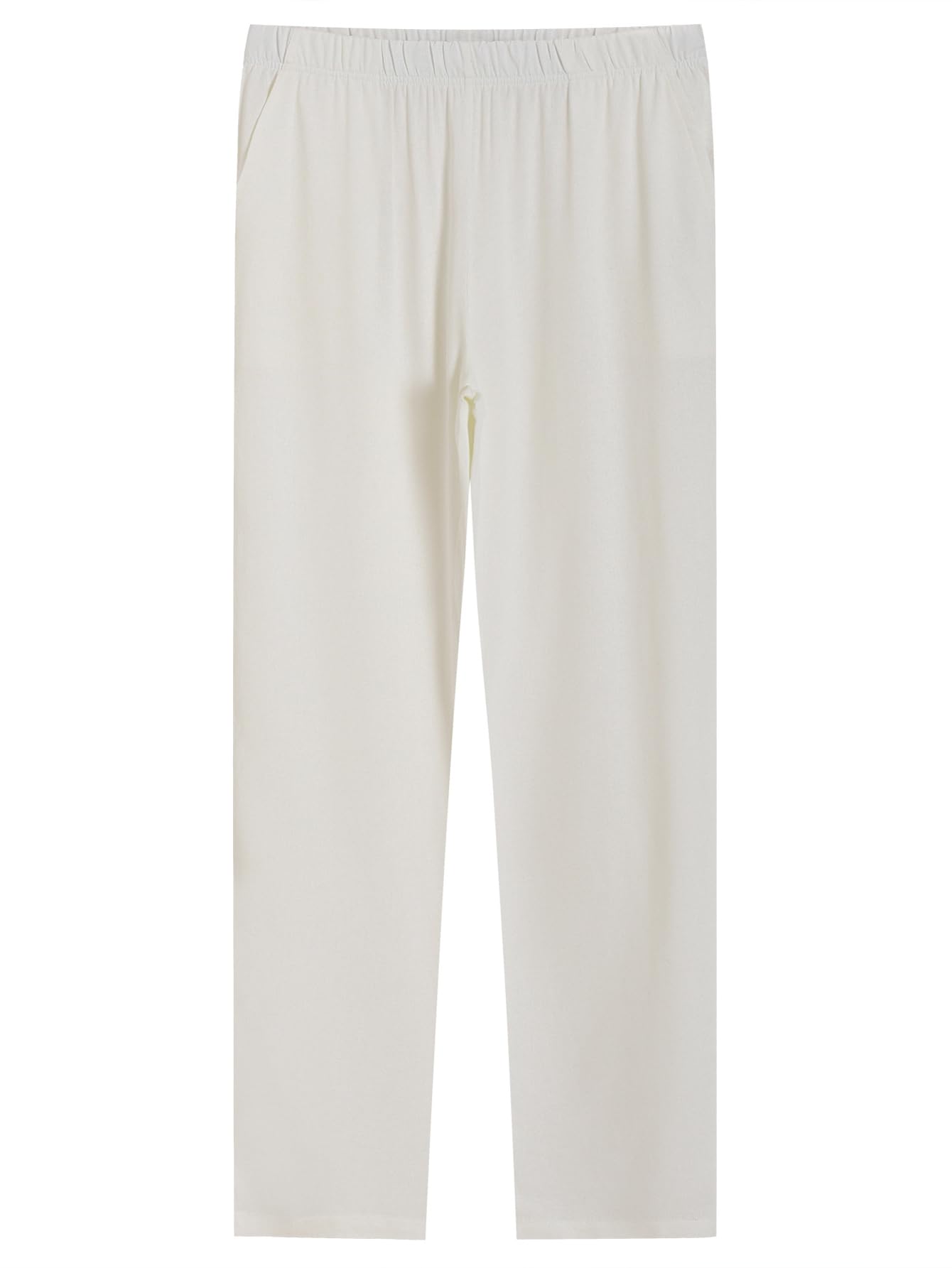 Weintee Womens Tall Linen Pants Long 34 Inseam